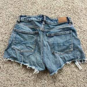 American Eagle Outfitters Distressed Blue Jean Shorts